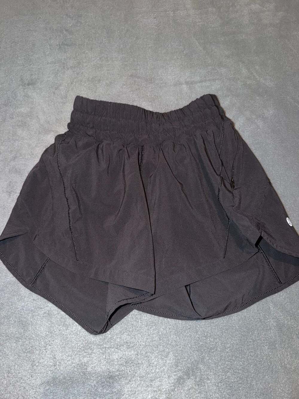 Lululemon Athletica Track That Mid-Rise Short 5 Black